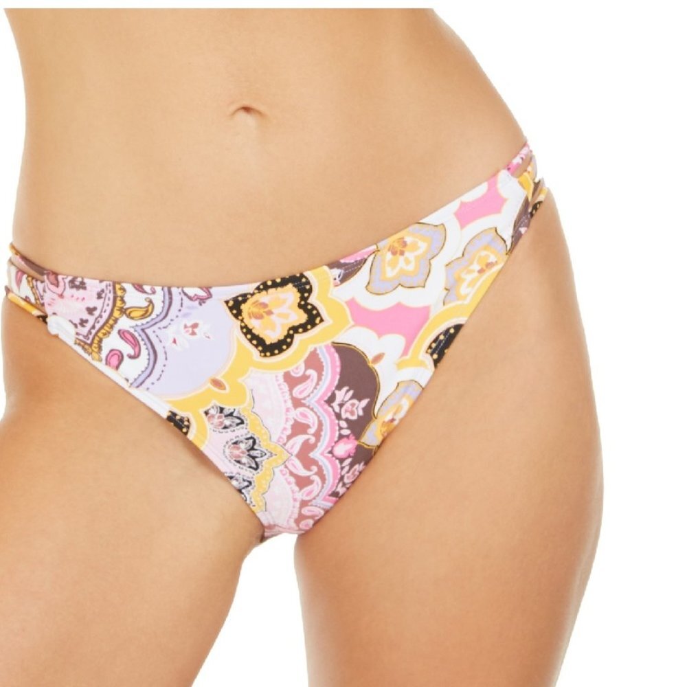 Hula Honey Juniors' Paisley Print Swim Bottom